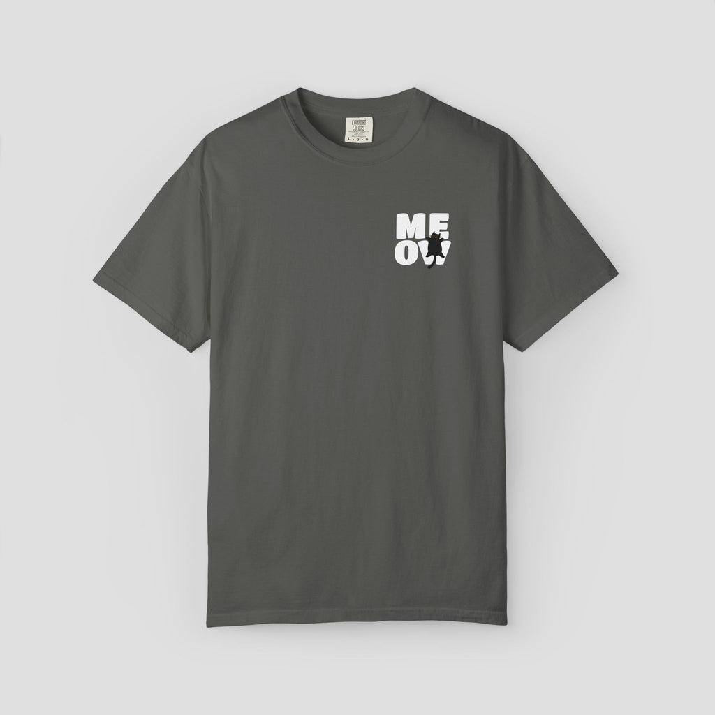 Black Cat MEOW T-Shirt