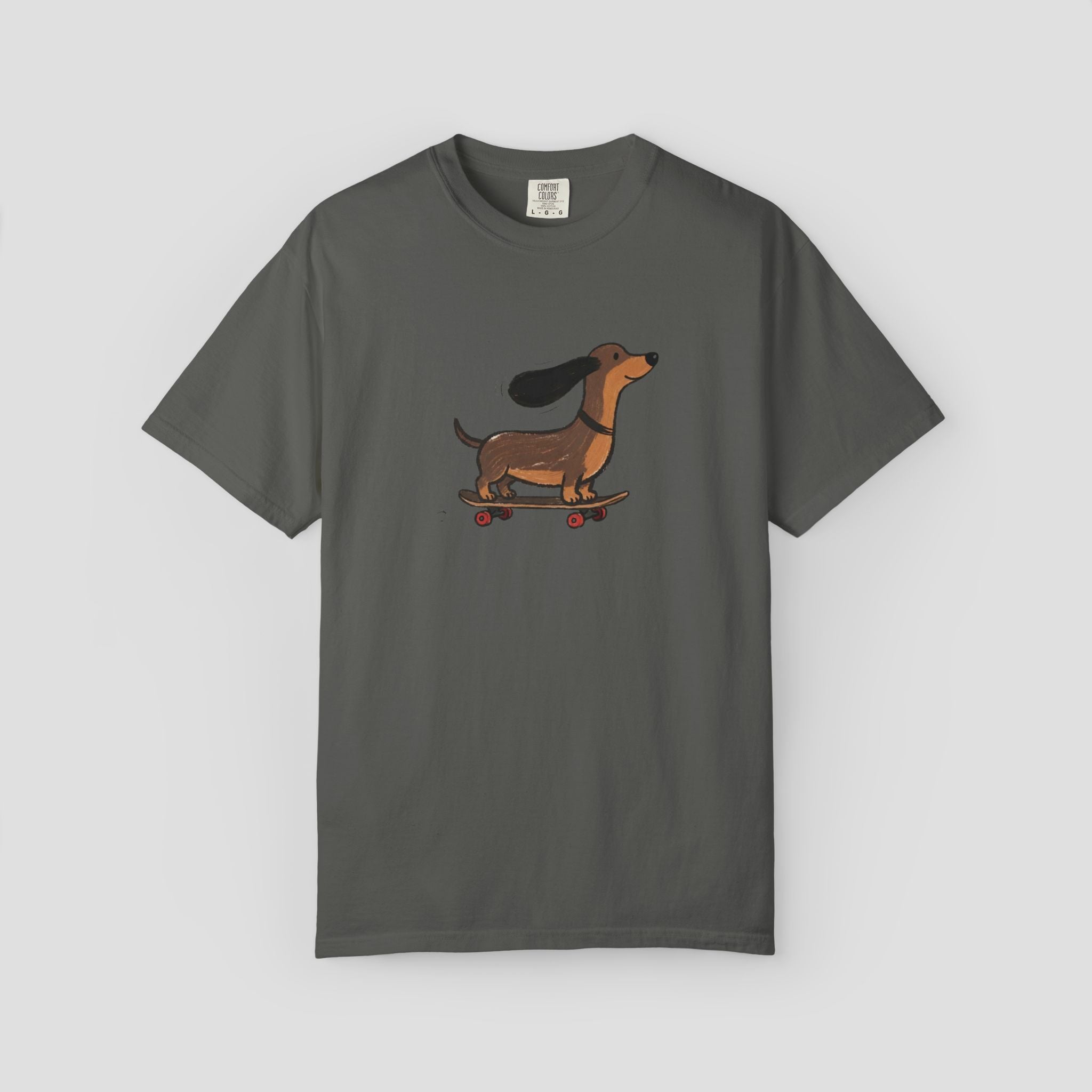 Happy Skating Dachshund T-Shirt