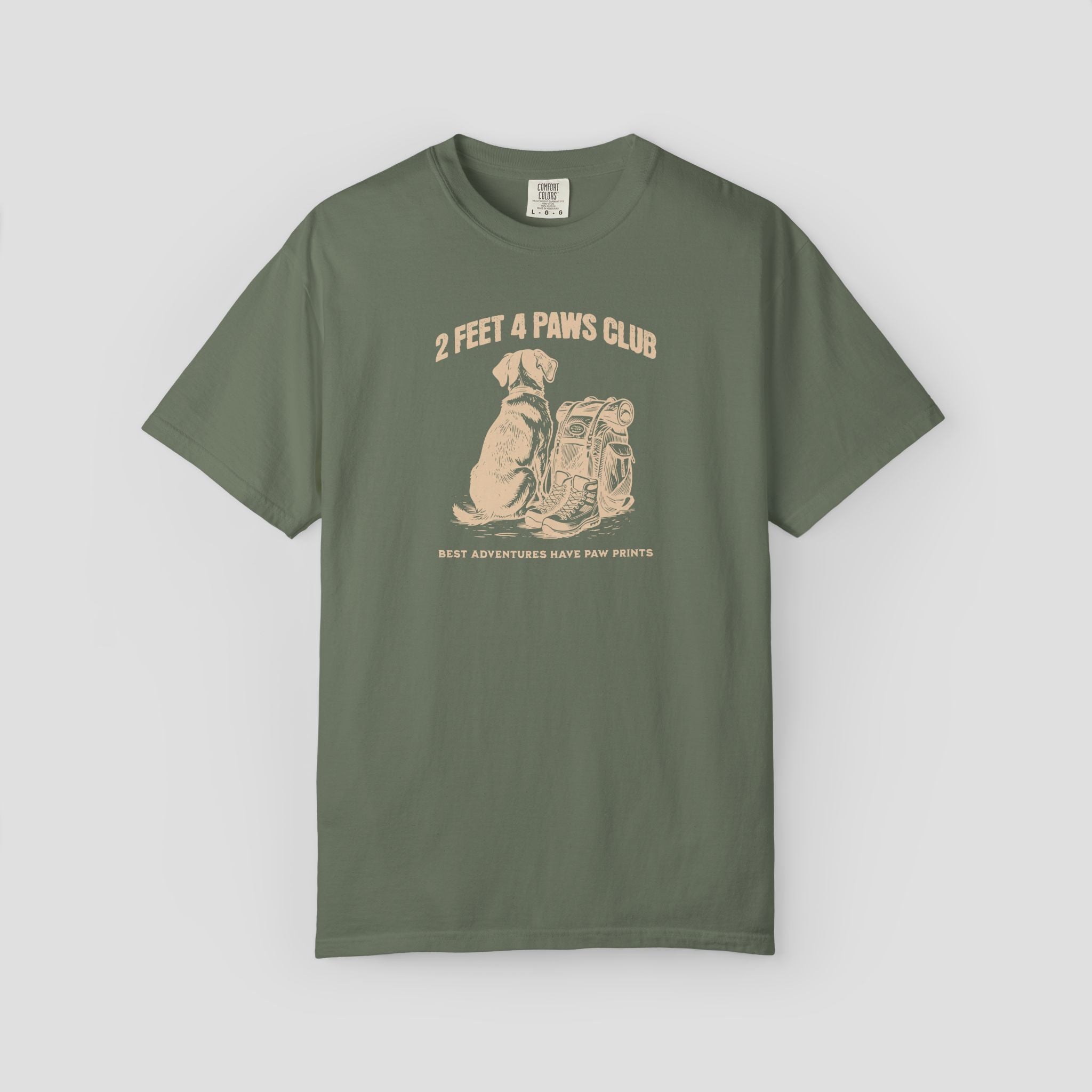 2 Feet 4 Paws Club T-Shirt