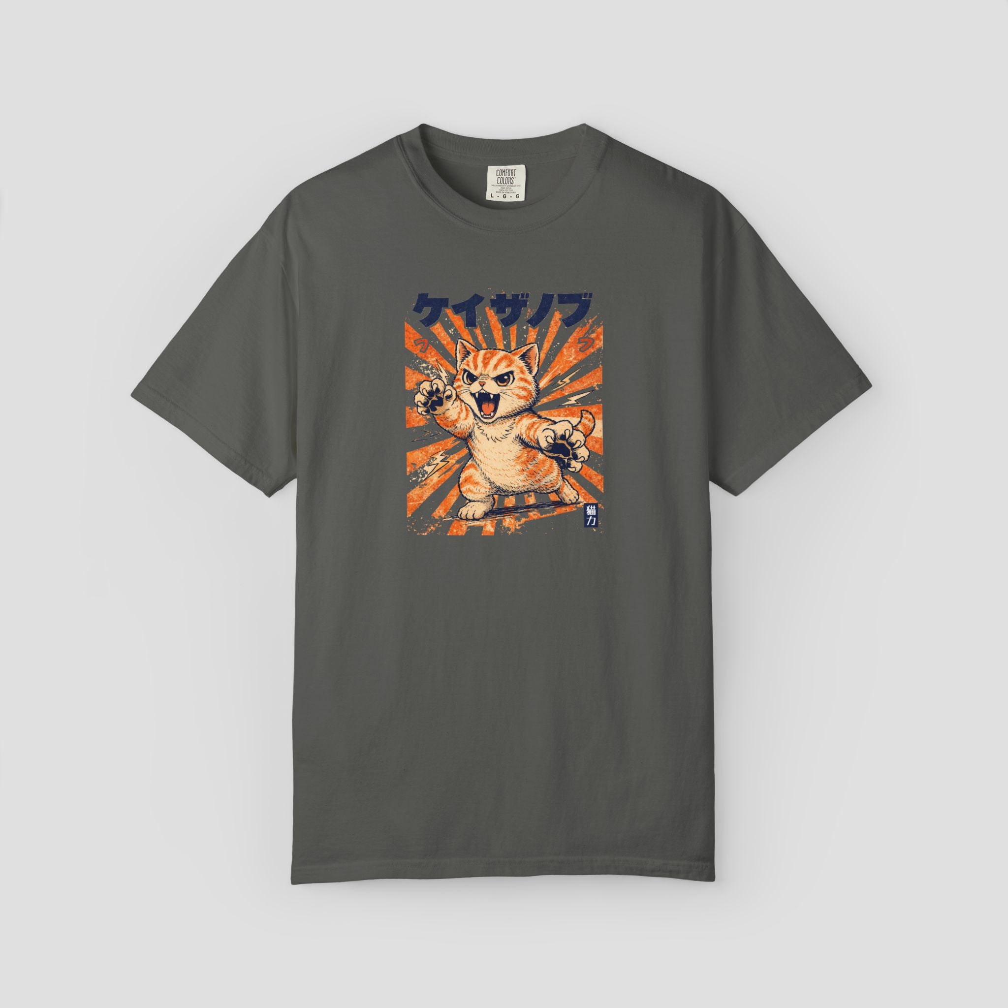 Retro Japanese Manga Cat Shirt