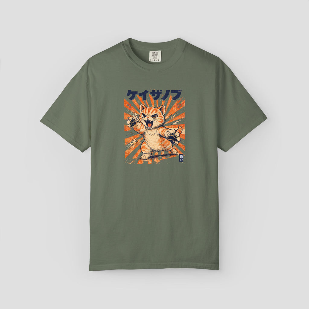 Retro Japanese Manga Cat Shirt