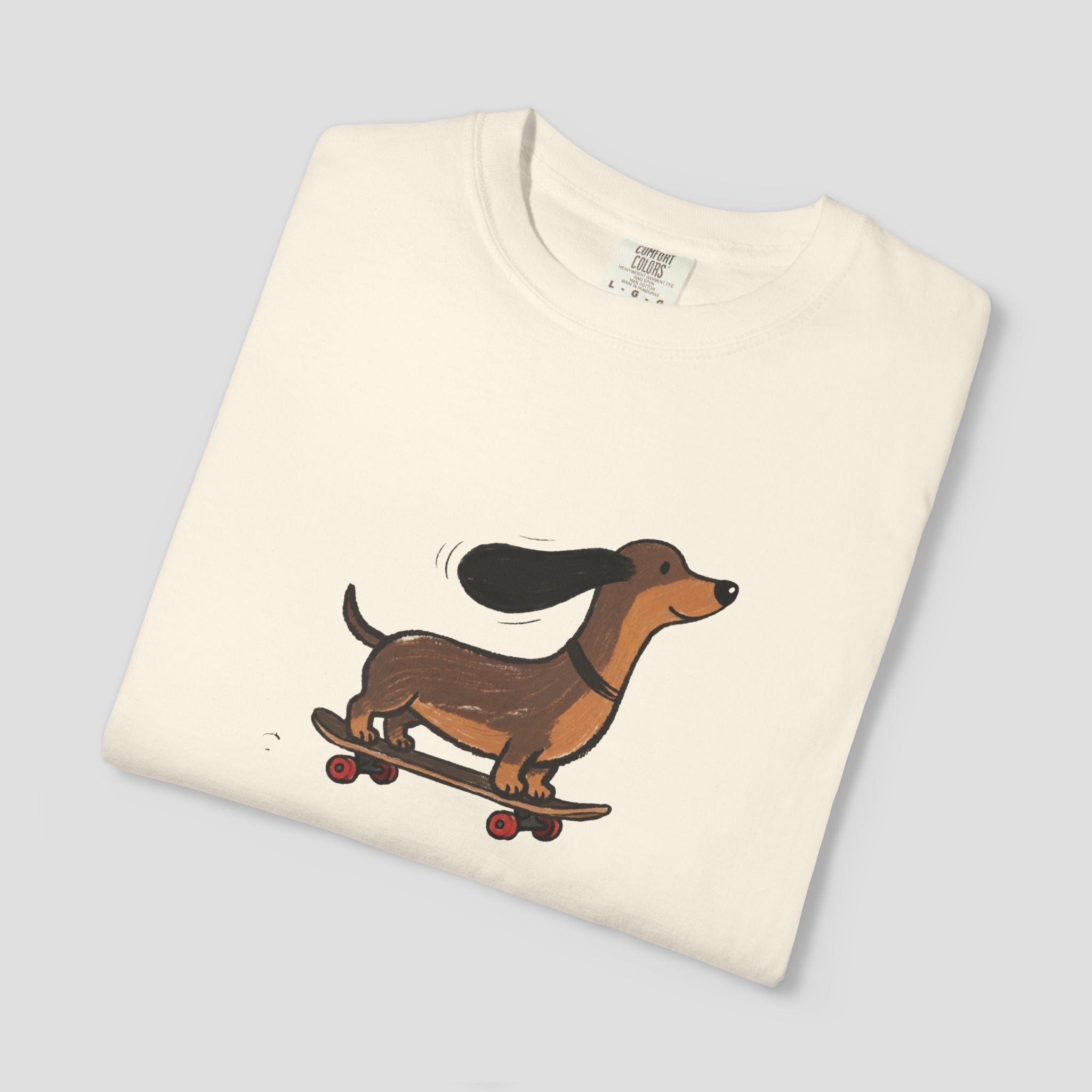 Happy Skating Dachshund T-Shirt