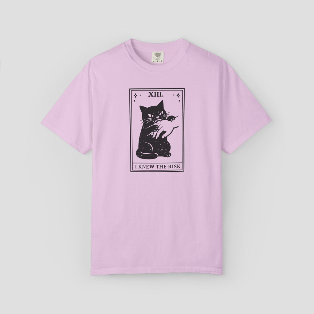 Tarot Cat “I Knew the Risk” T-Shirt