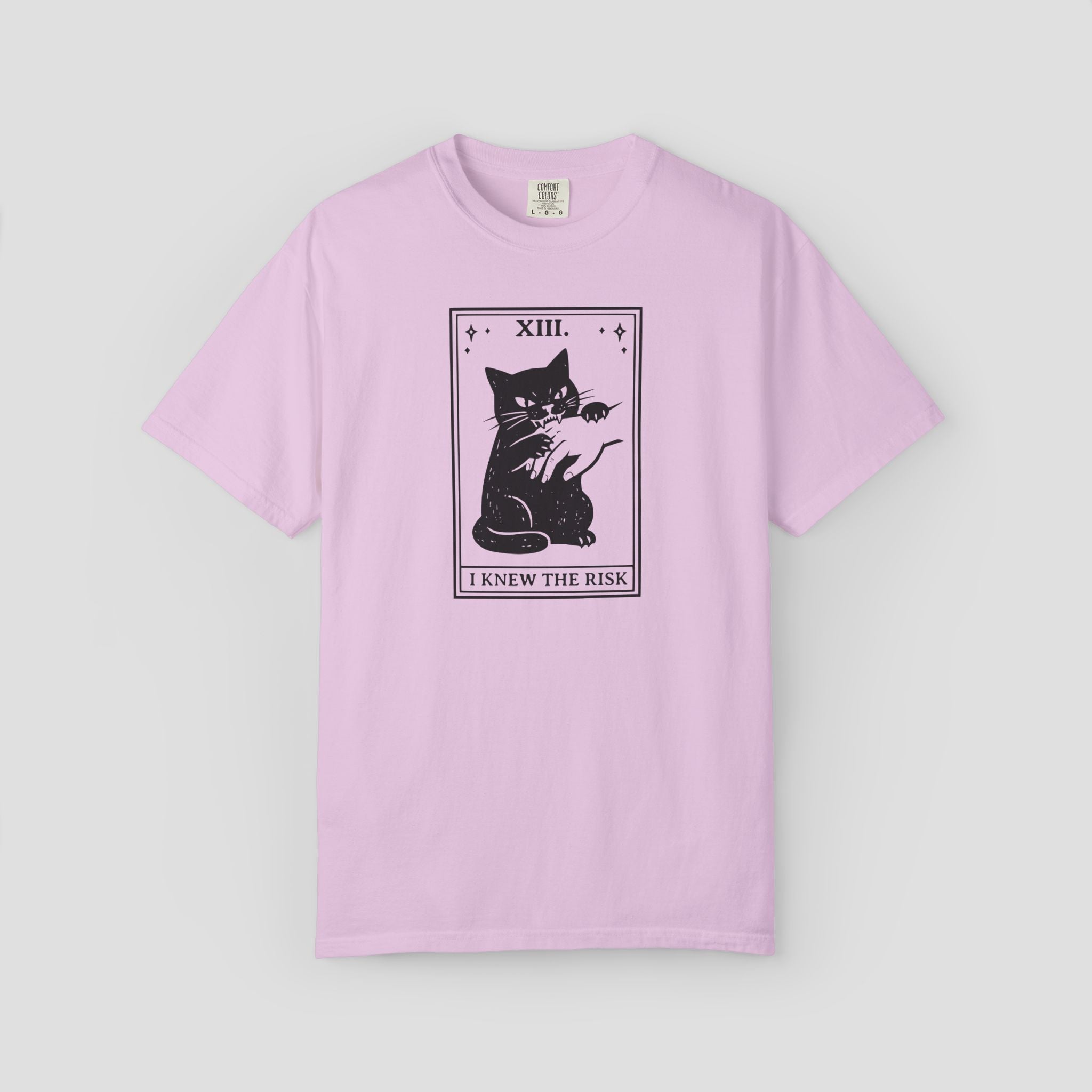 Tarot Cat “I Knew the Risk” T-Shirt