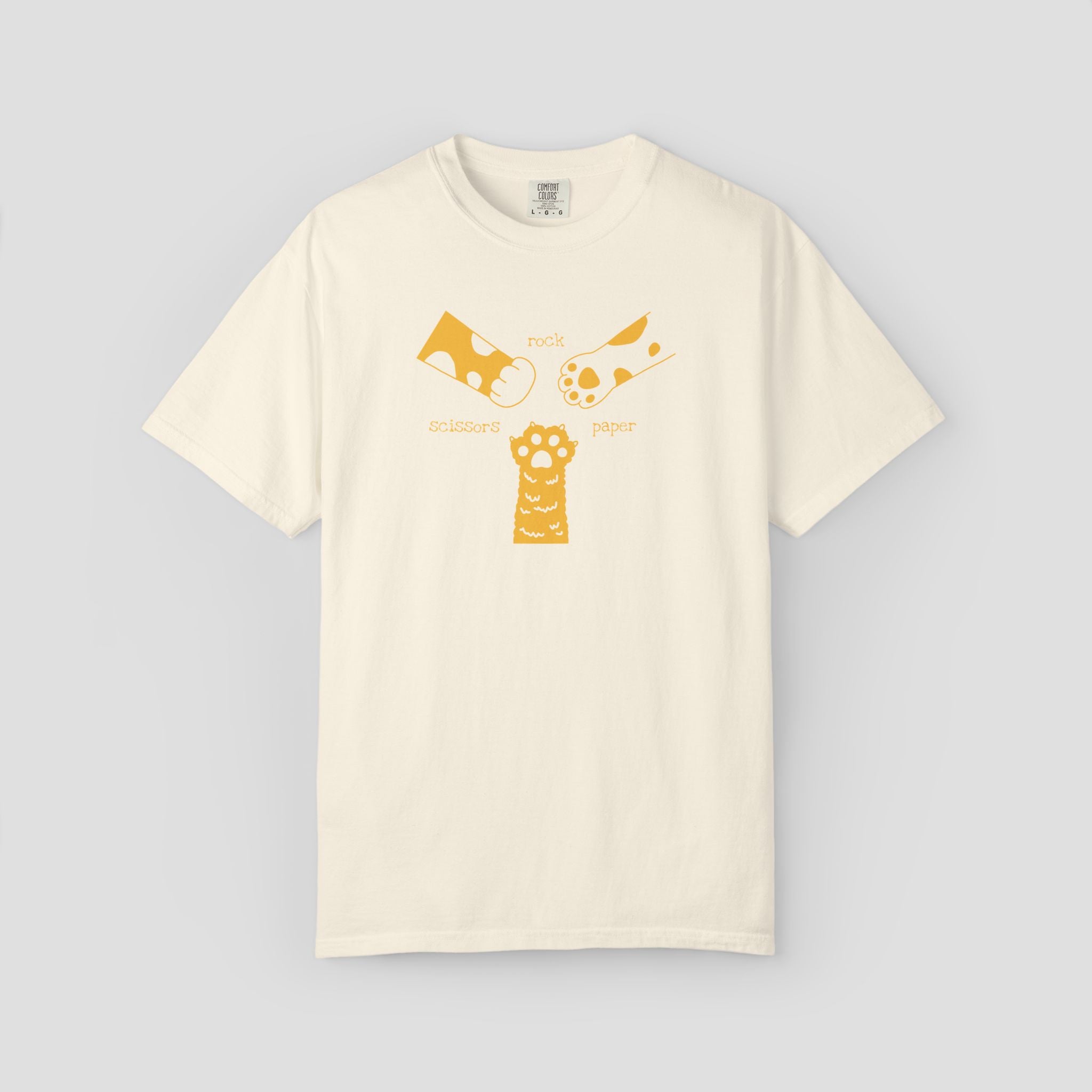 Rock Paper Scissors Cat Paw T-Shirt
