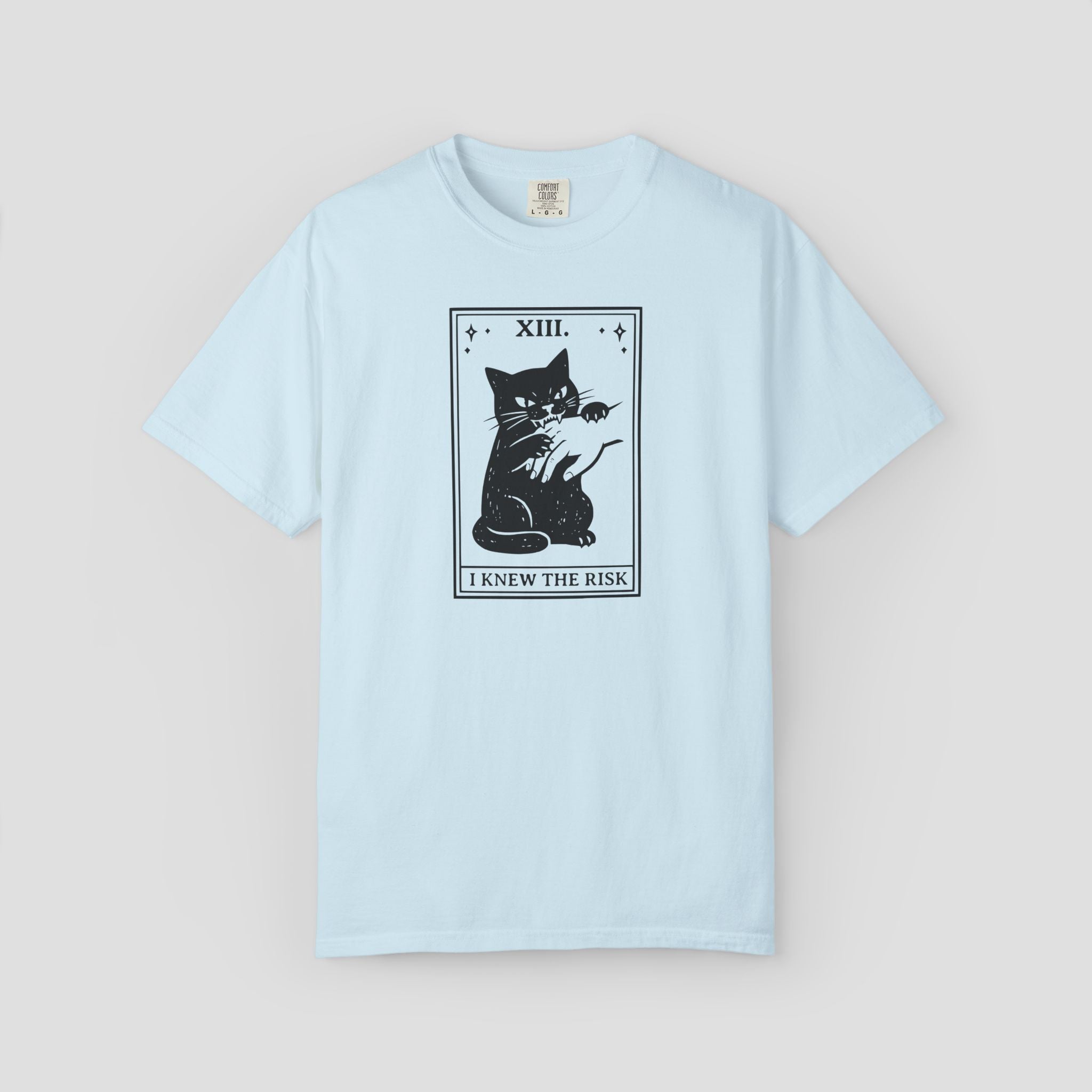 Tarot Cat “I Knew the Risk” T-Shirt