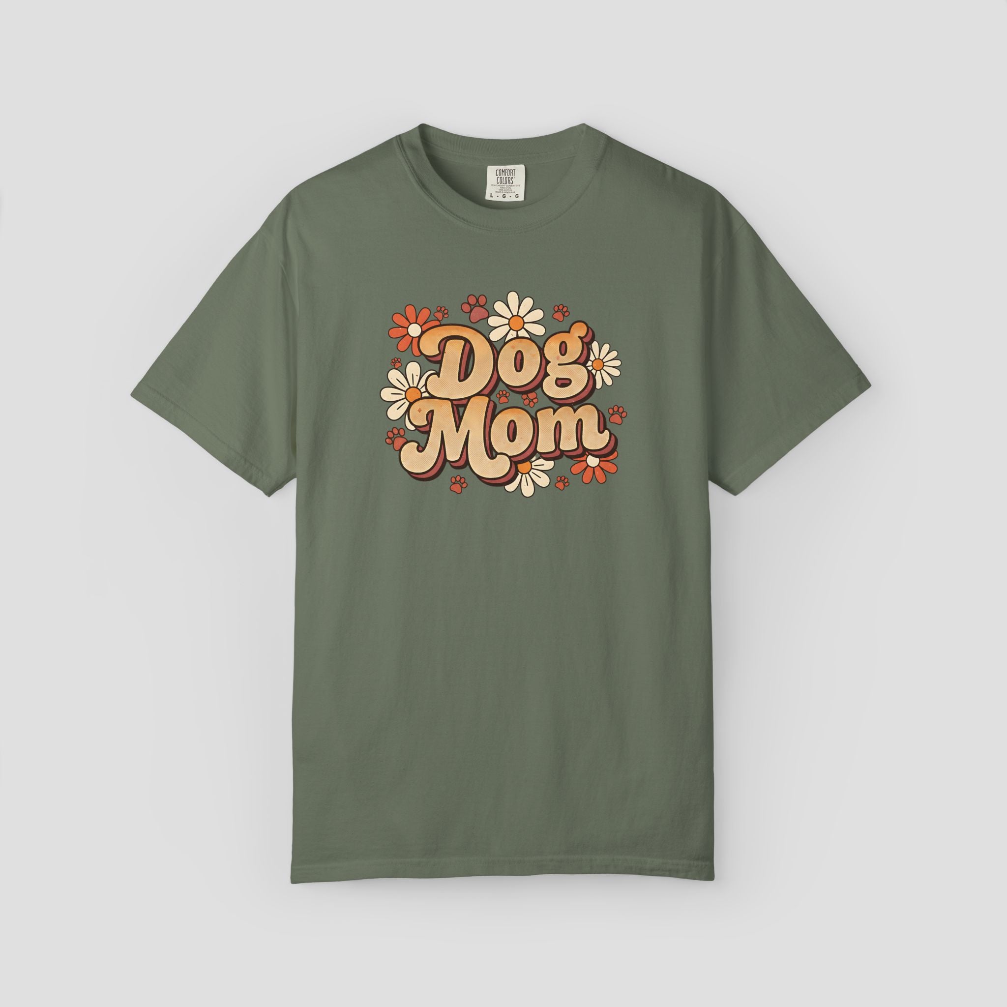Dog Mom Floral T-shirt