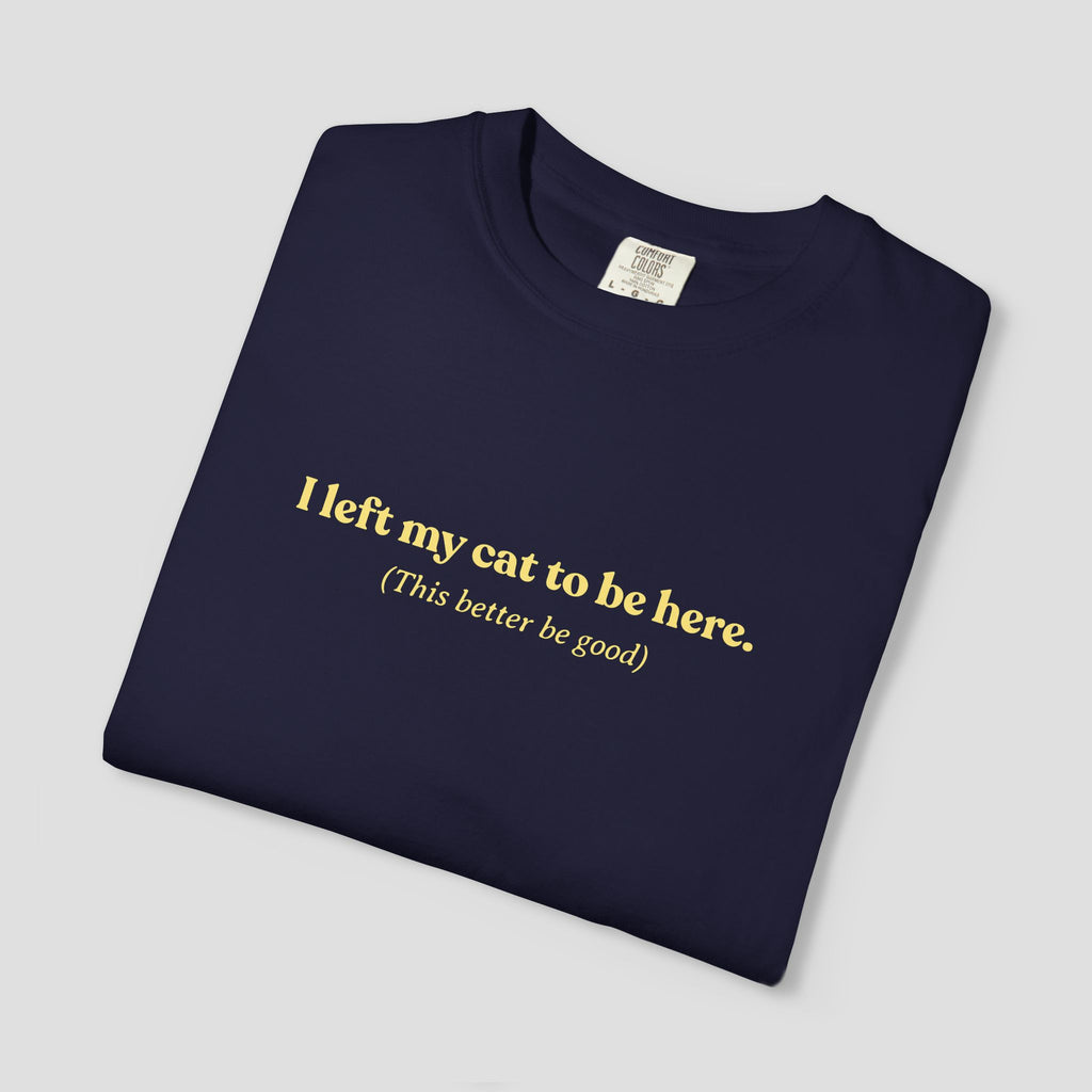 I Left My Cat to be Here T-Shirt