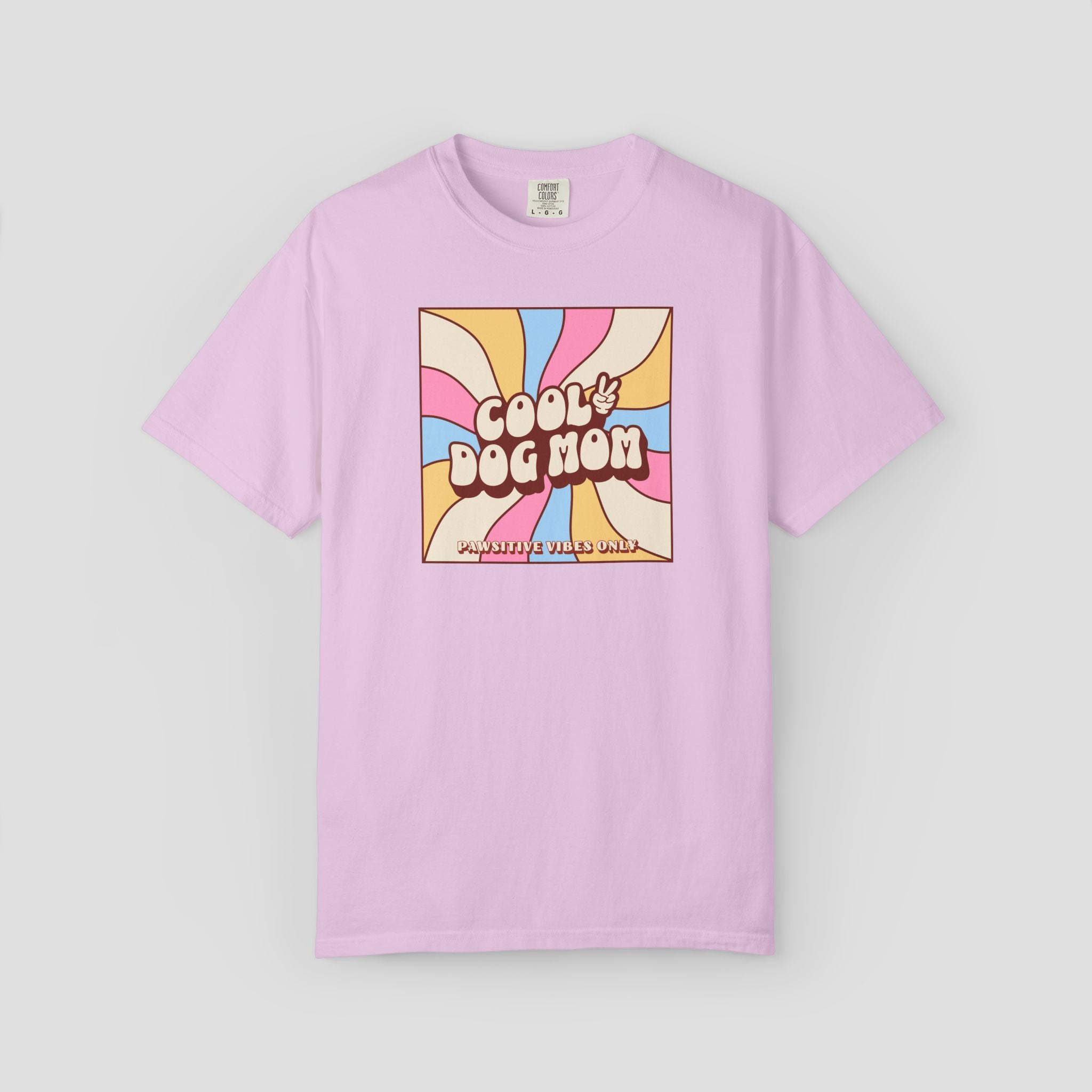 Cool Dog Mom Pawsitive Vibes Only T-Shirt