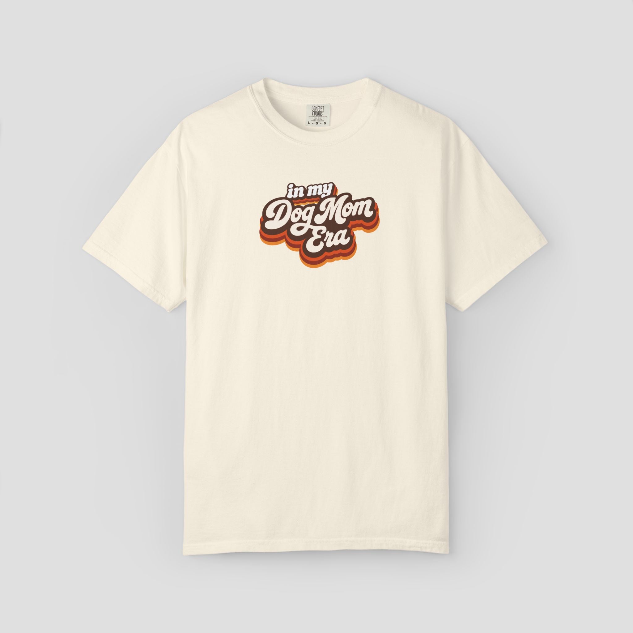 Retro Groovy In My Dog Mom Era Shirt