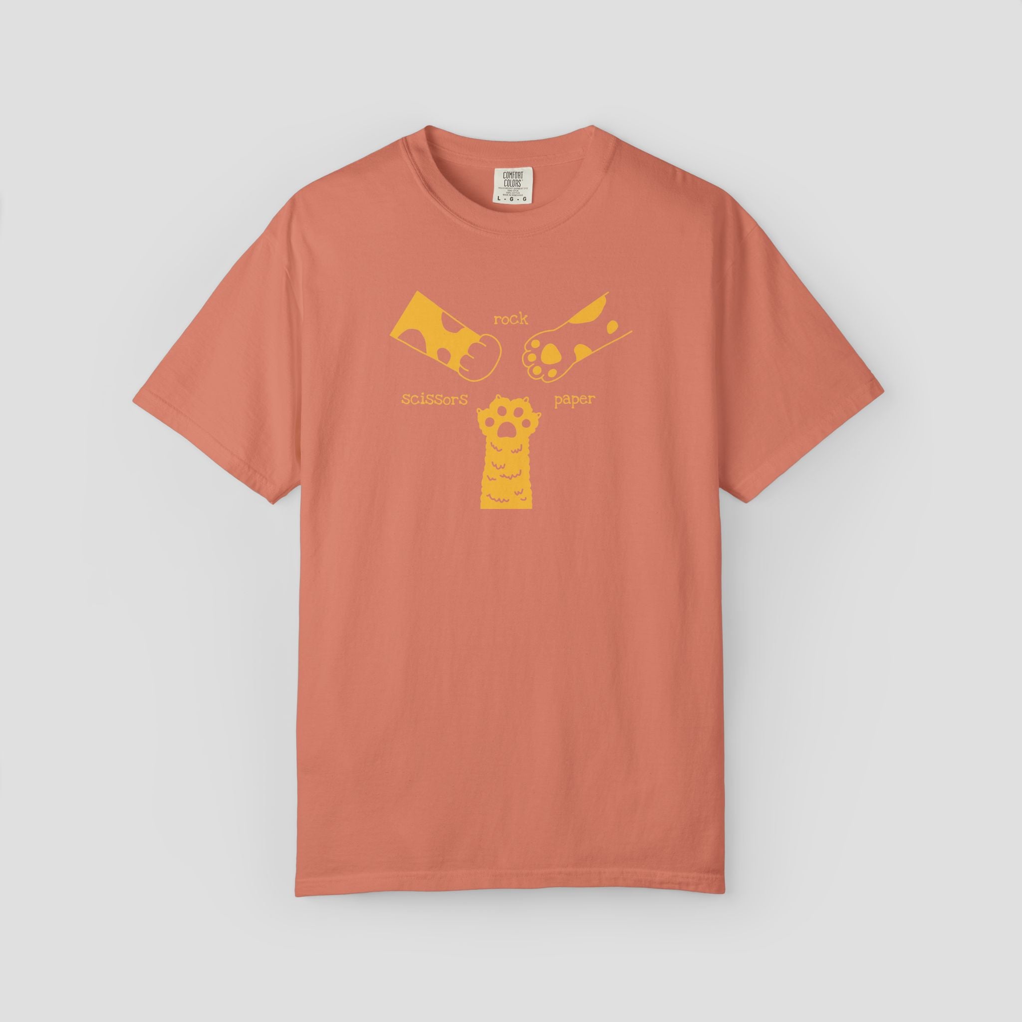 Rock Paper Scissors Cat Paw T-Shirt
