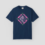 Walk Fetch Play Repeat Retro Floral T-Shirt