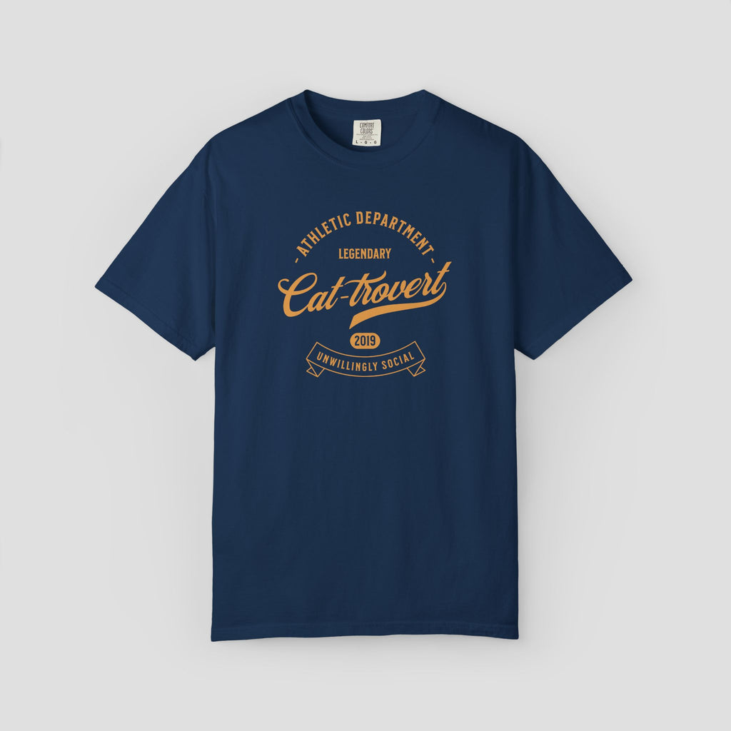 Cattrovert Unwilling Social T-Shirt