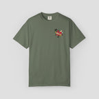 Cat Mom on Tattooed Heart T-Shirt