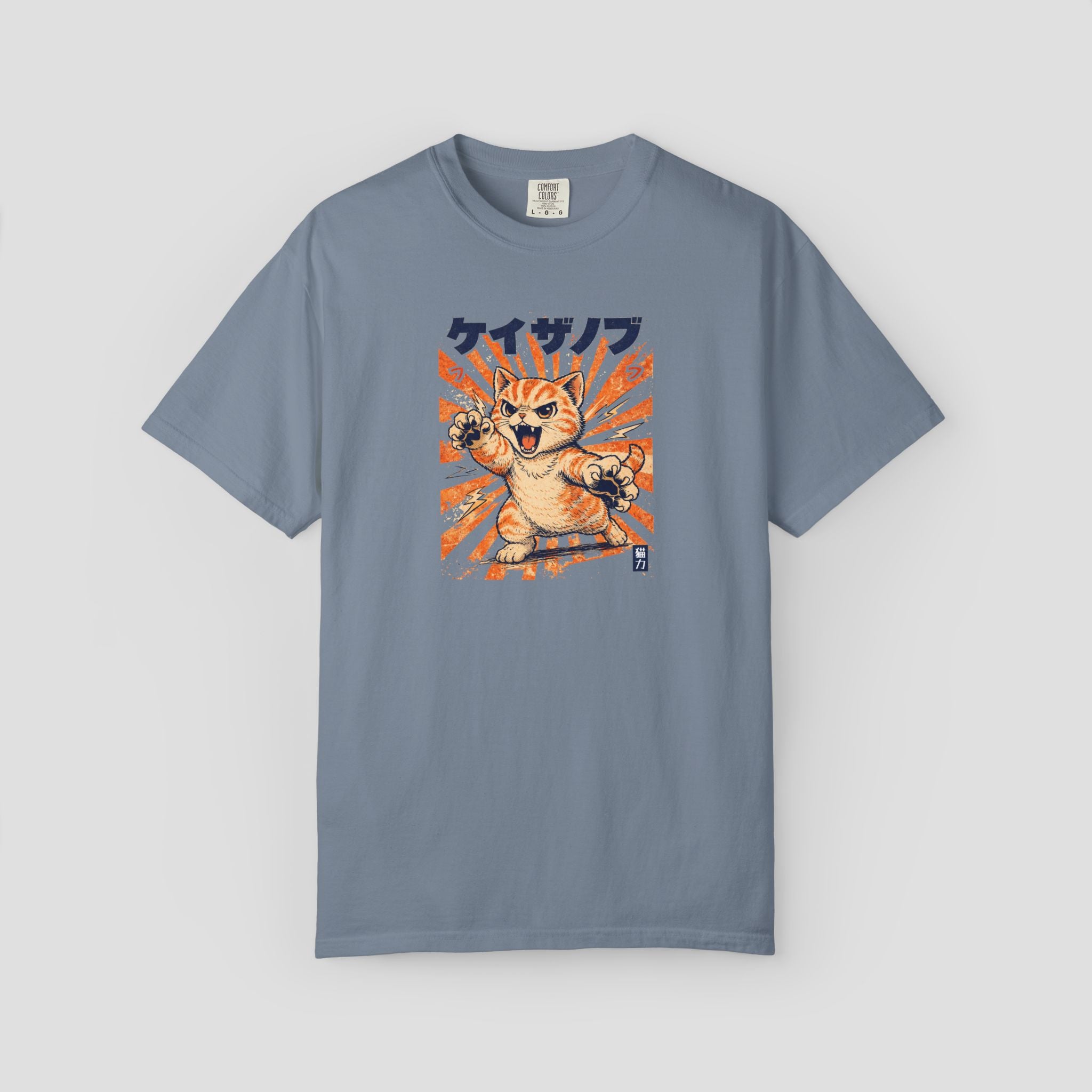 Retro Japanese Manga Cat Shirt