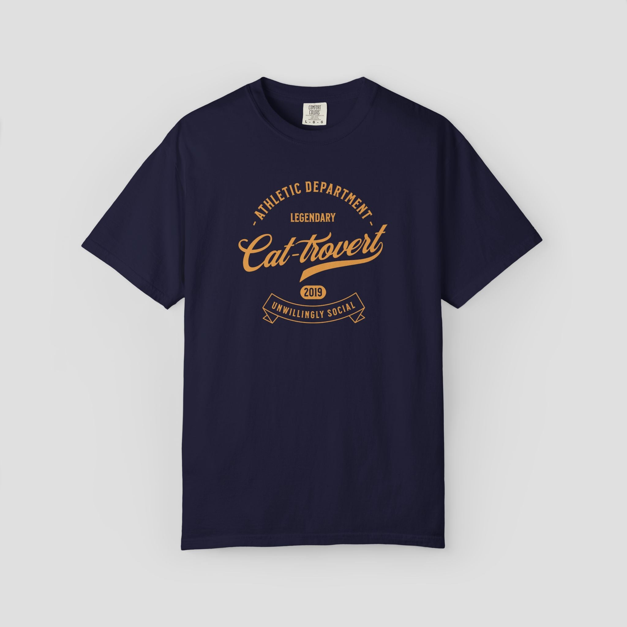 Cattrovert Unwilling Social T-Shirt