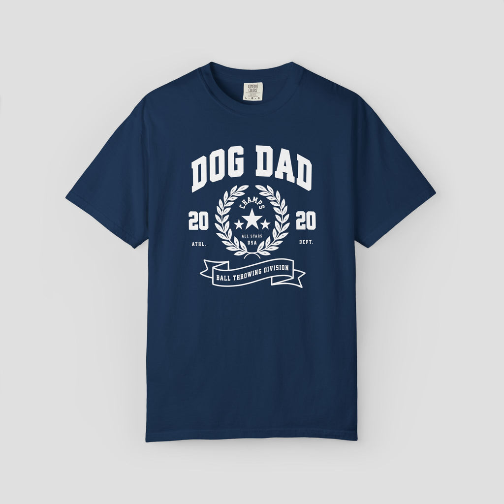 Dog Dad Ball Throwing Division T-shirt