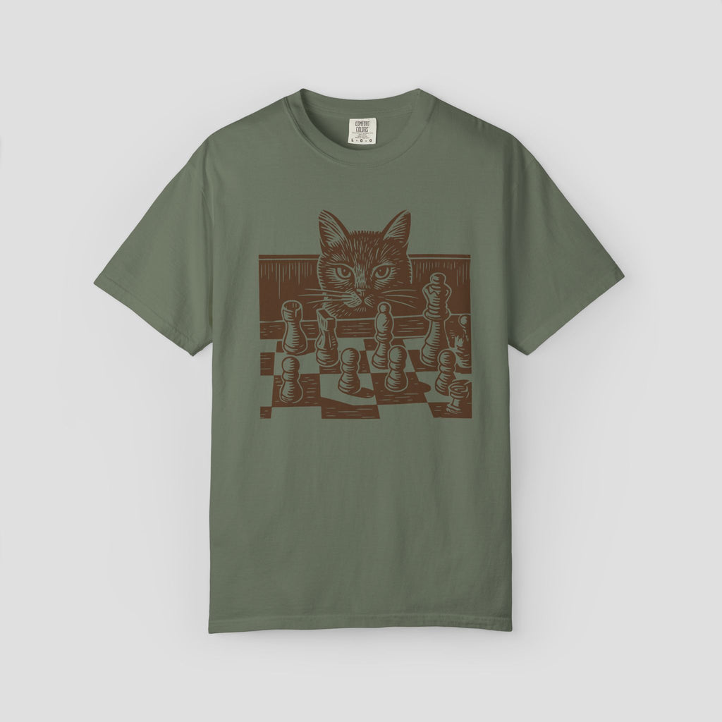 Cat & Chess T-shirt