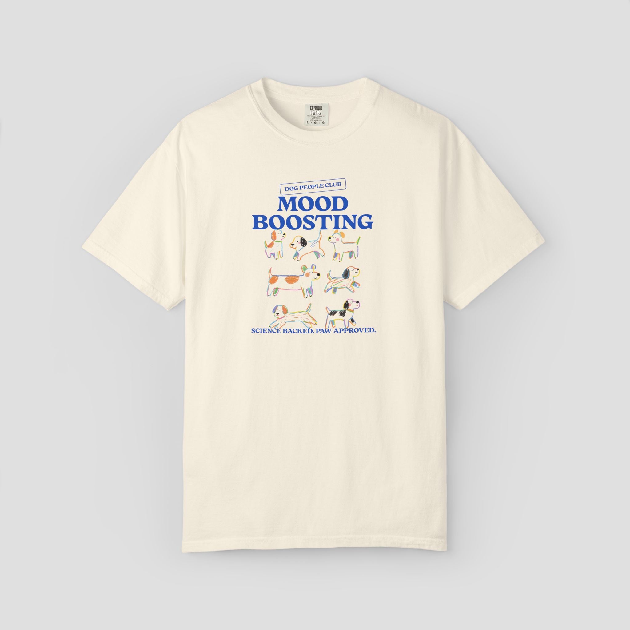 Mood Boosting Dog People Club T-Shirt