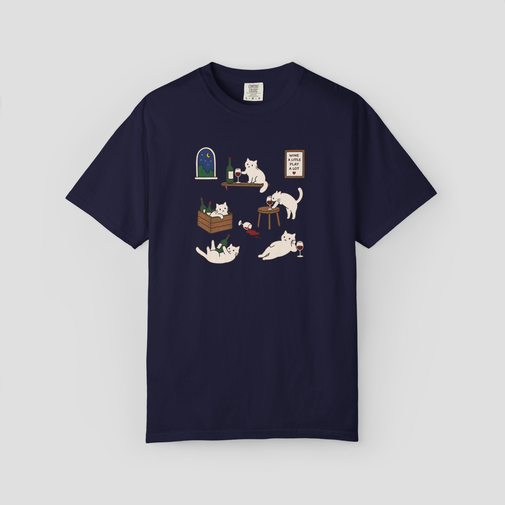 Cat & Wine Shirt
