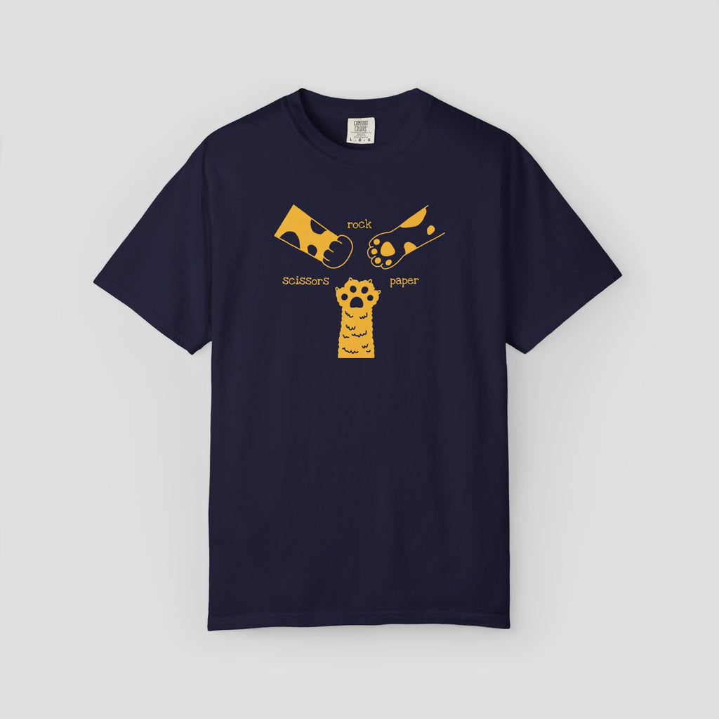 Rock Paper Scissors Cat Paw T-Shirt