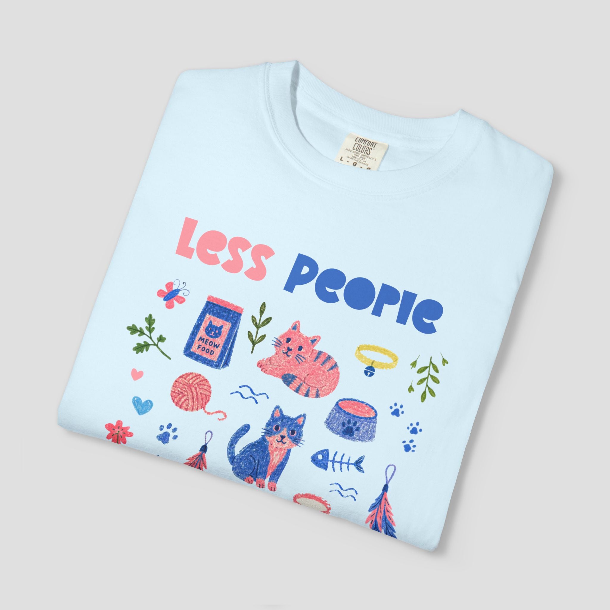 Less People More Cats T-Shirt