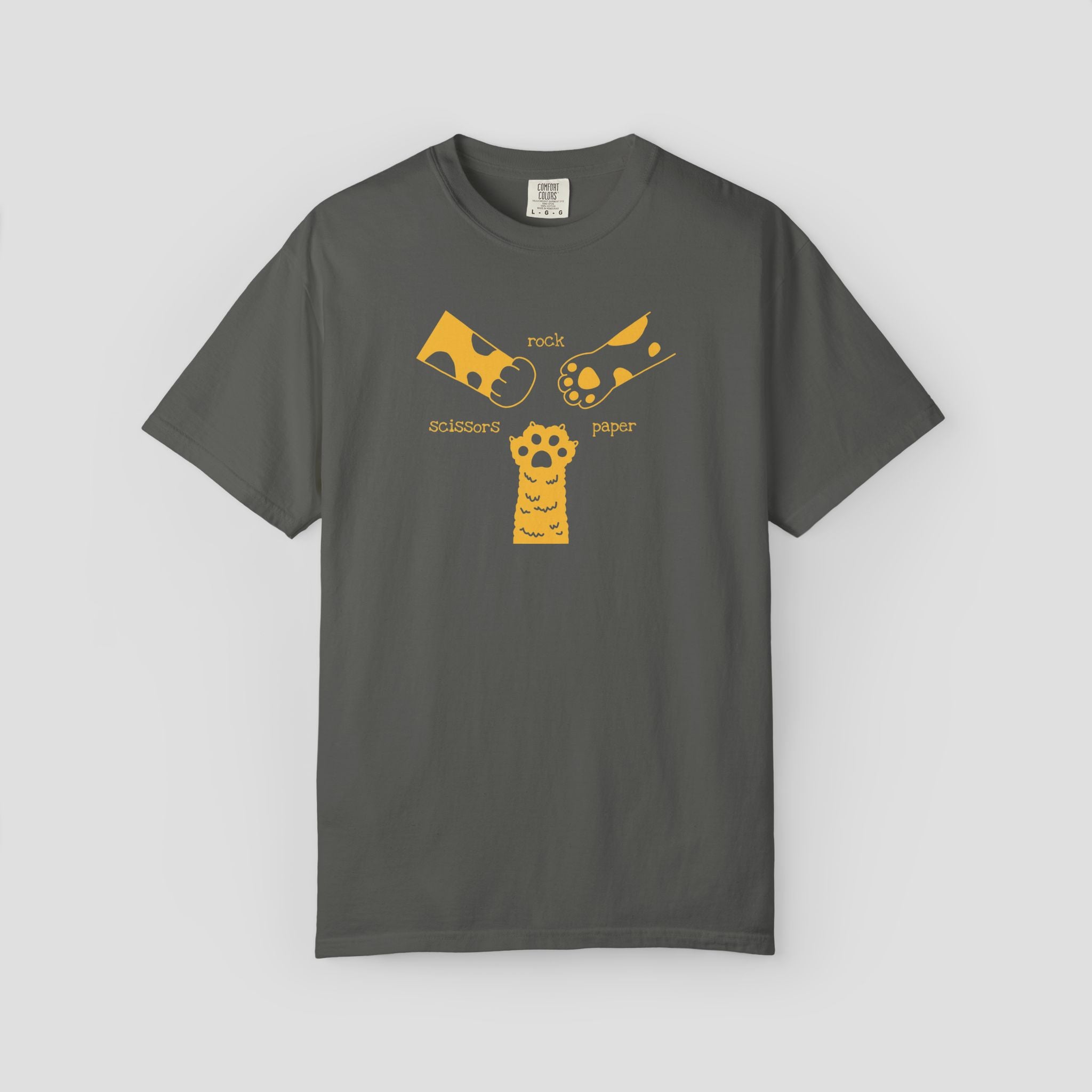 Rock Paper Scissors Cat Paw T-Shirt