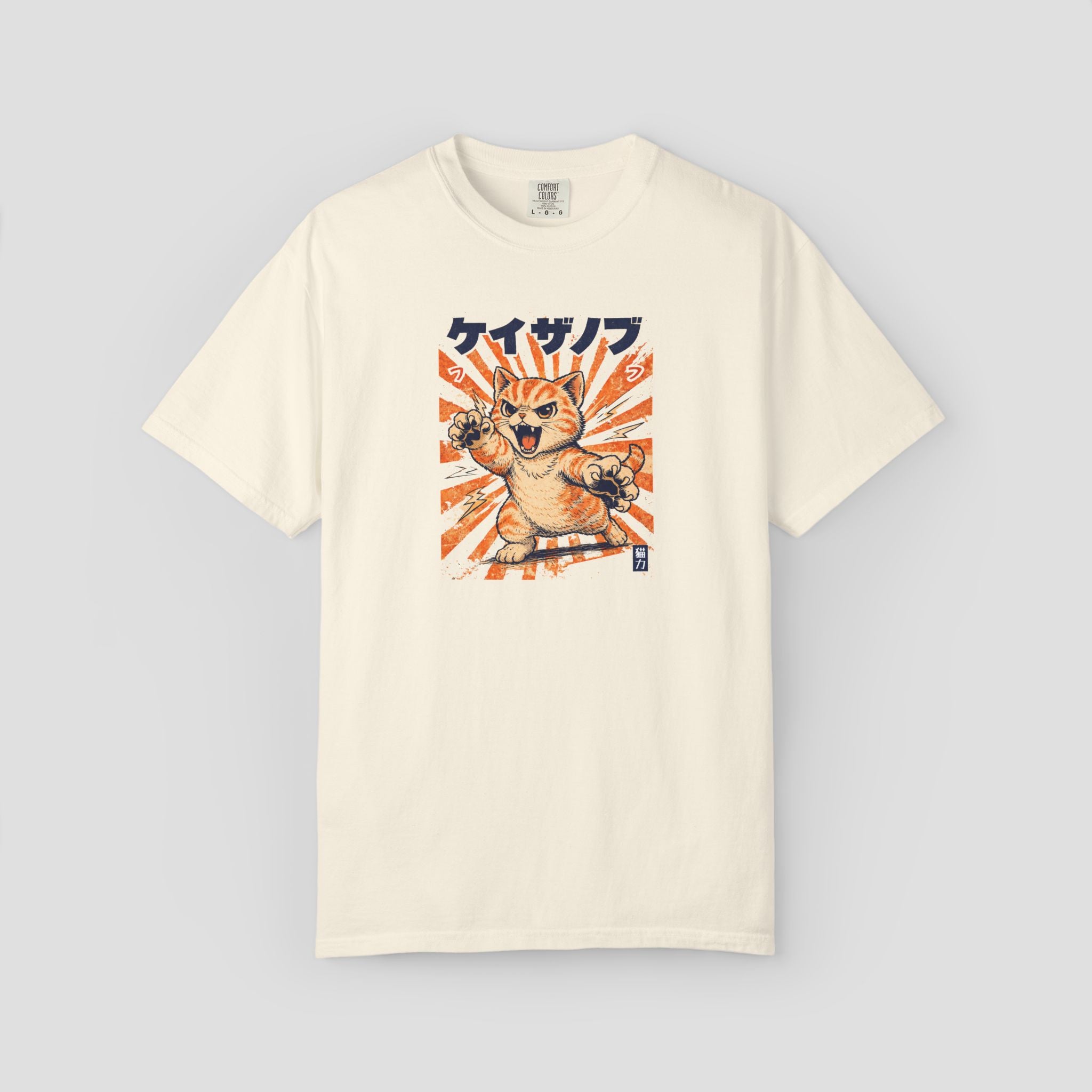 Retro Japanese Manga Cat Shirt