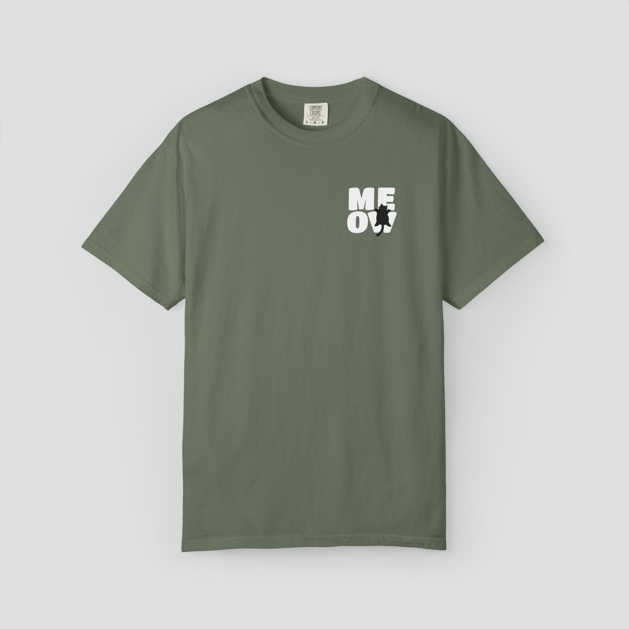 Black Cat MEOW T-Shirt