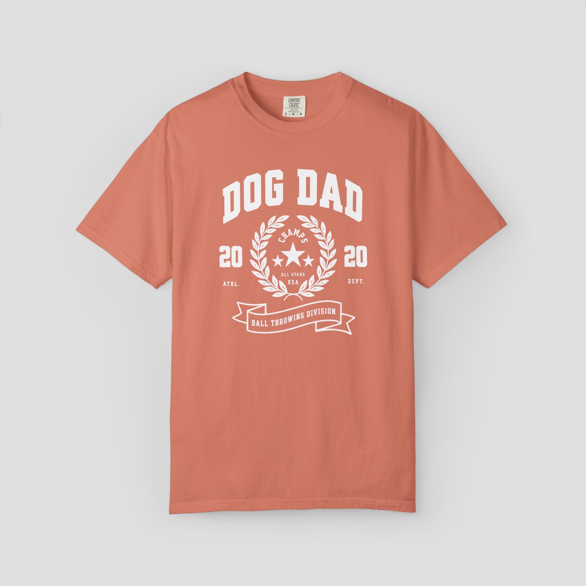 Dog Dad Ball Throwing Division T-shirt