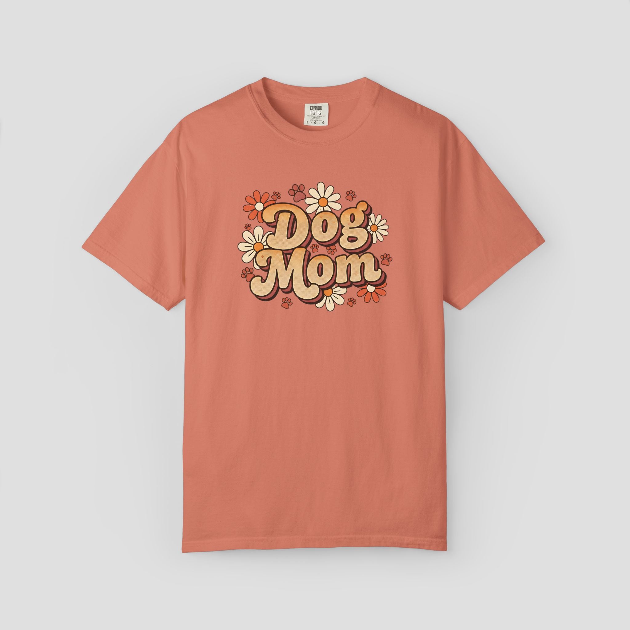 Dog Mom Floral T-shirt