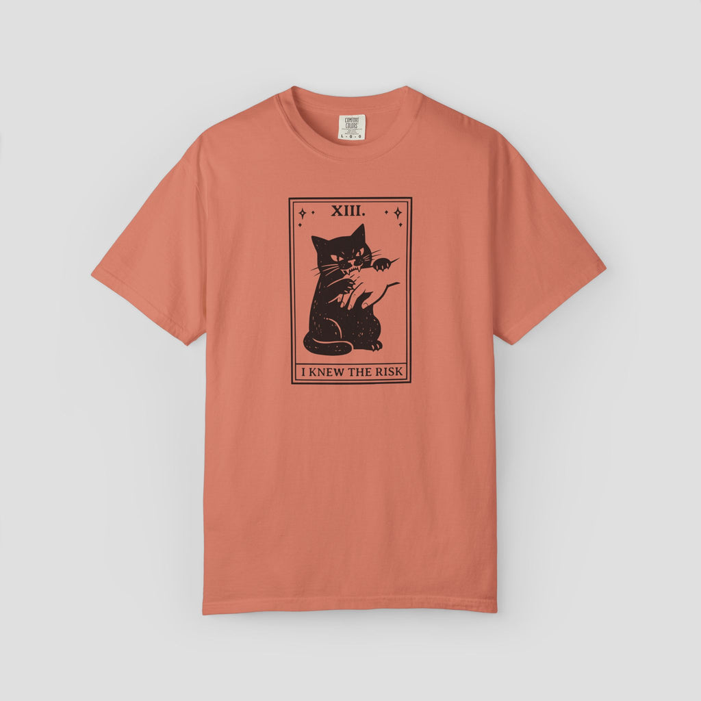 Tarot Cat “I Knew the Risk” T-Shirt