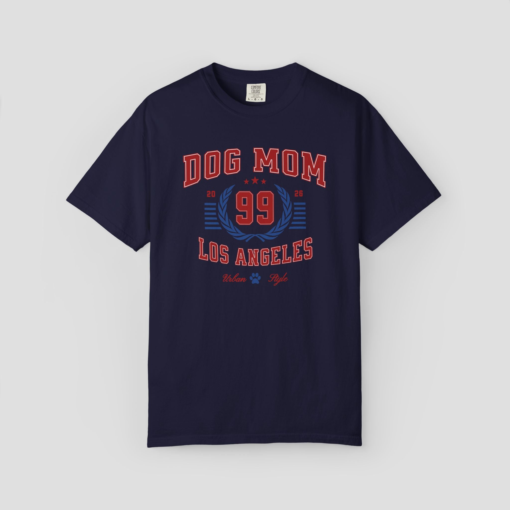 Dog Mom Los Angeles Vintage T-Shirt
