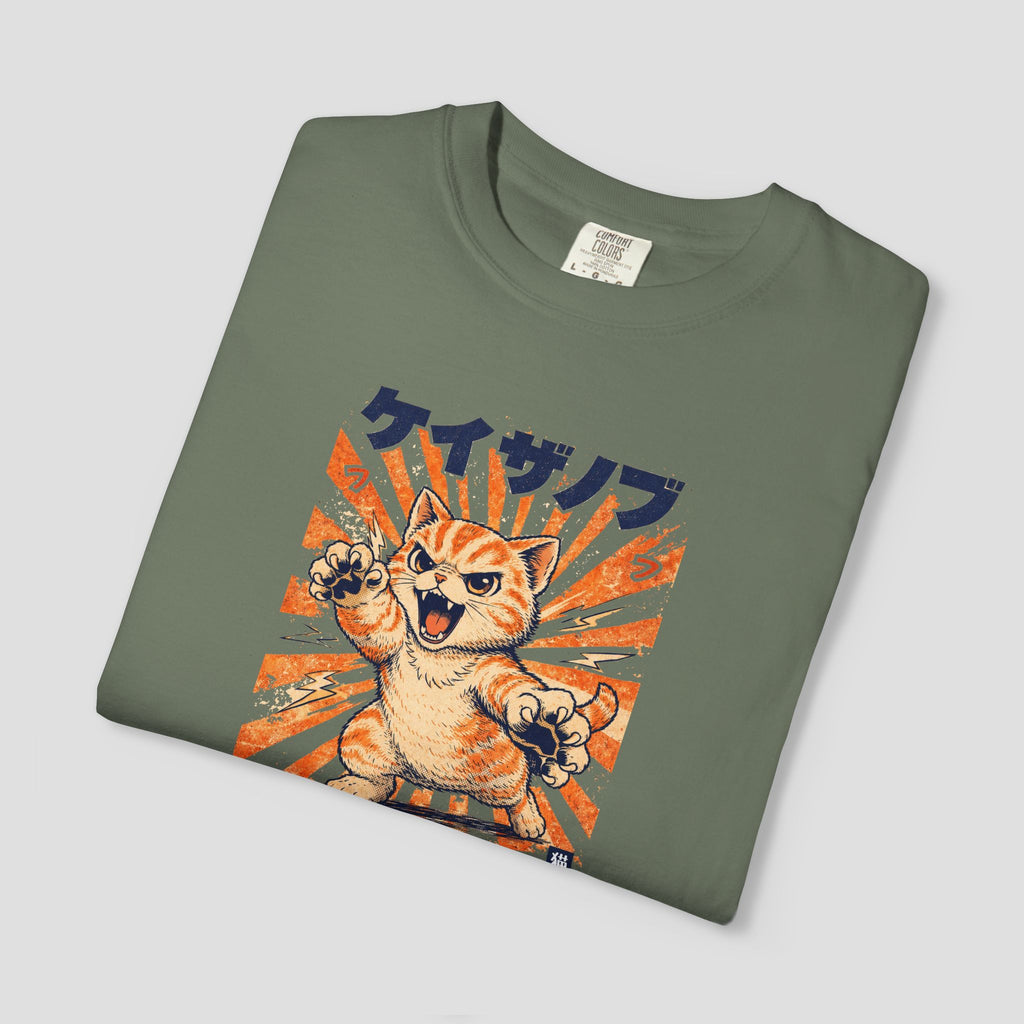 Retro Japanese Manga Cat Shirt