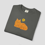 Grumpy Orange Tabby "No" T-Shirt