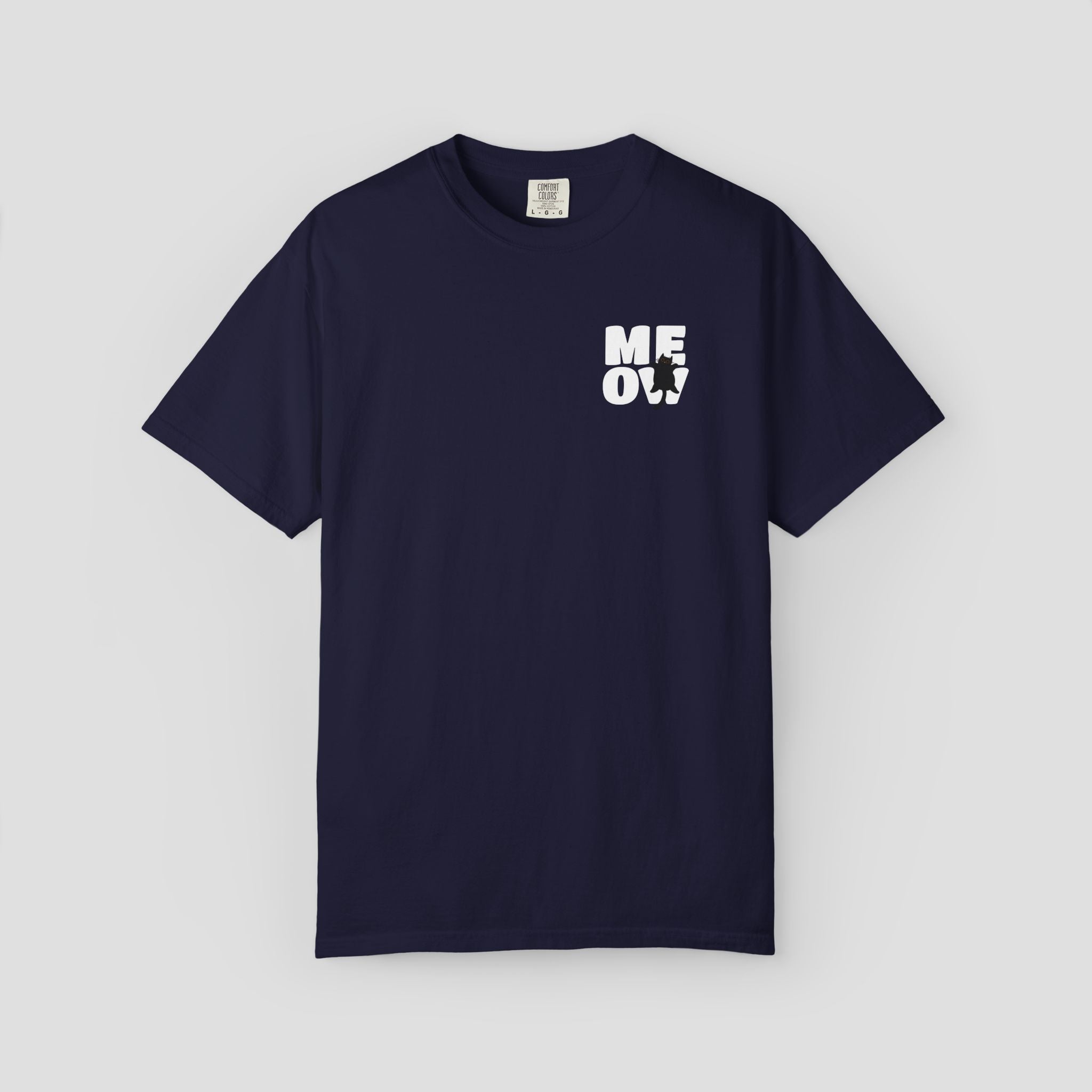 Black Cat MEOW T-Shirt