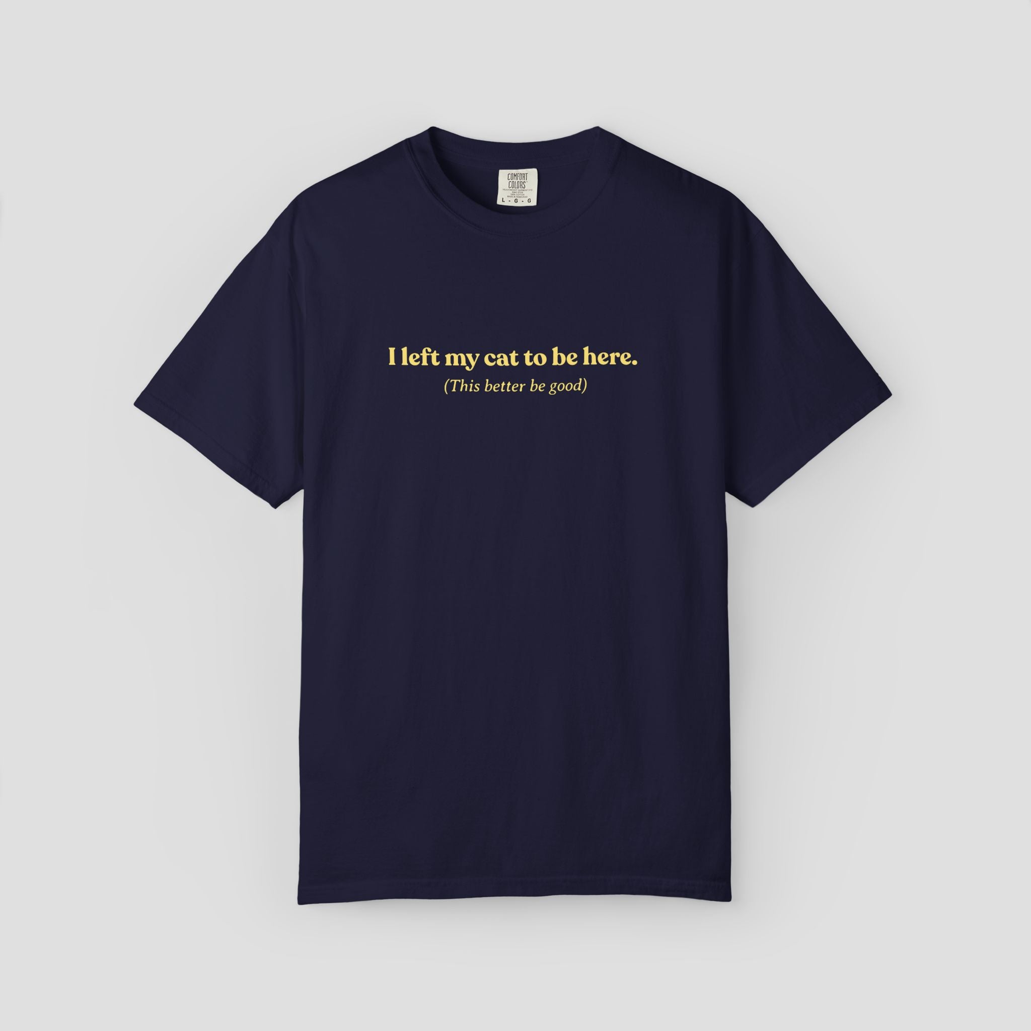 I Left My Cat to be Here T-Shirt