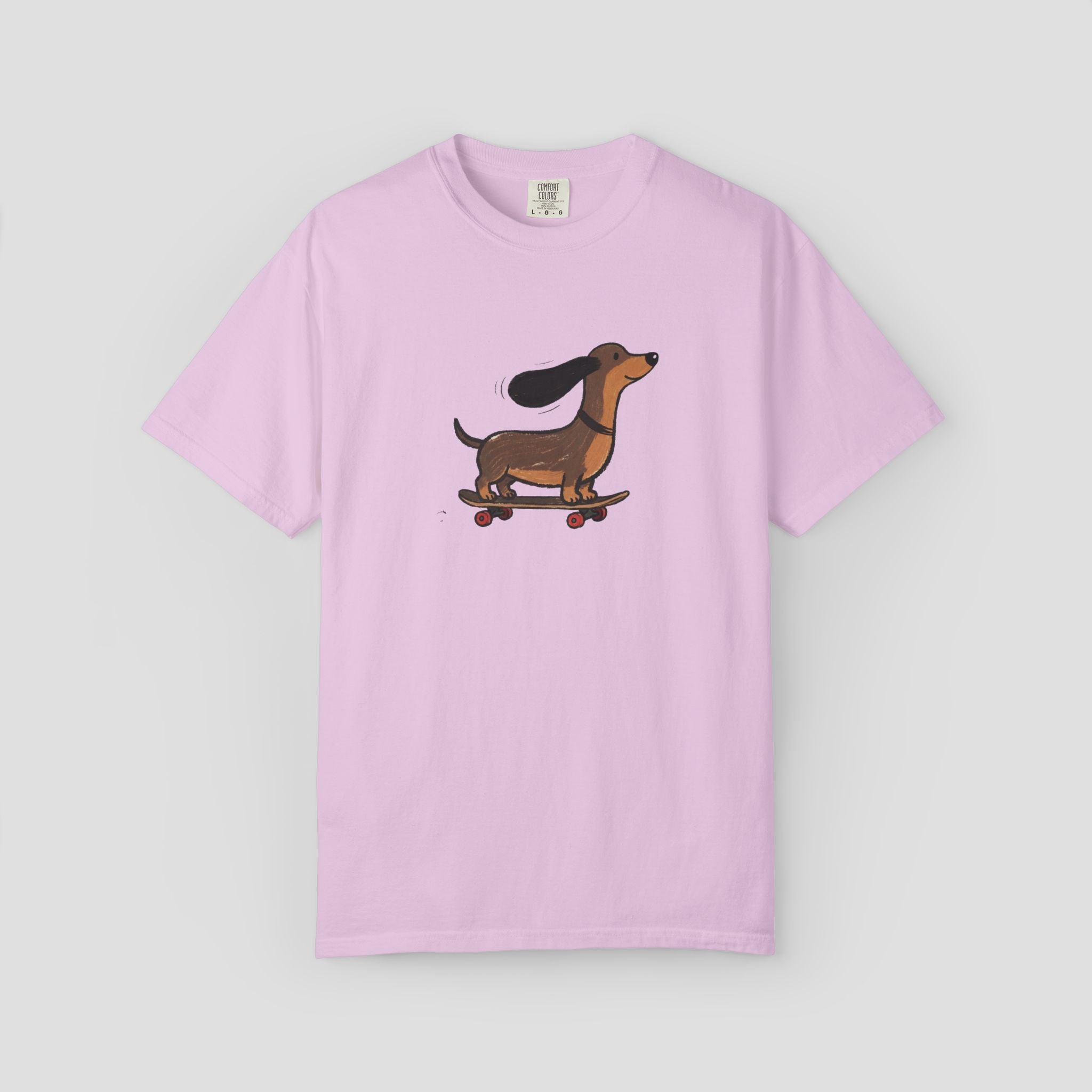 Happy Skating Dachshund T-Shirt