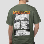 Funny Comic Cat Boundaries T-Shirt