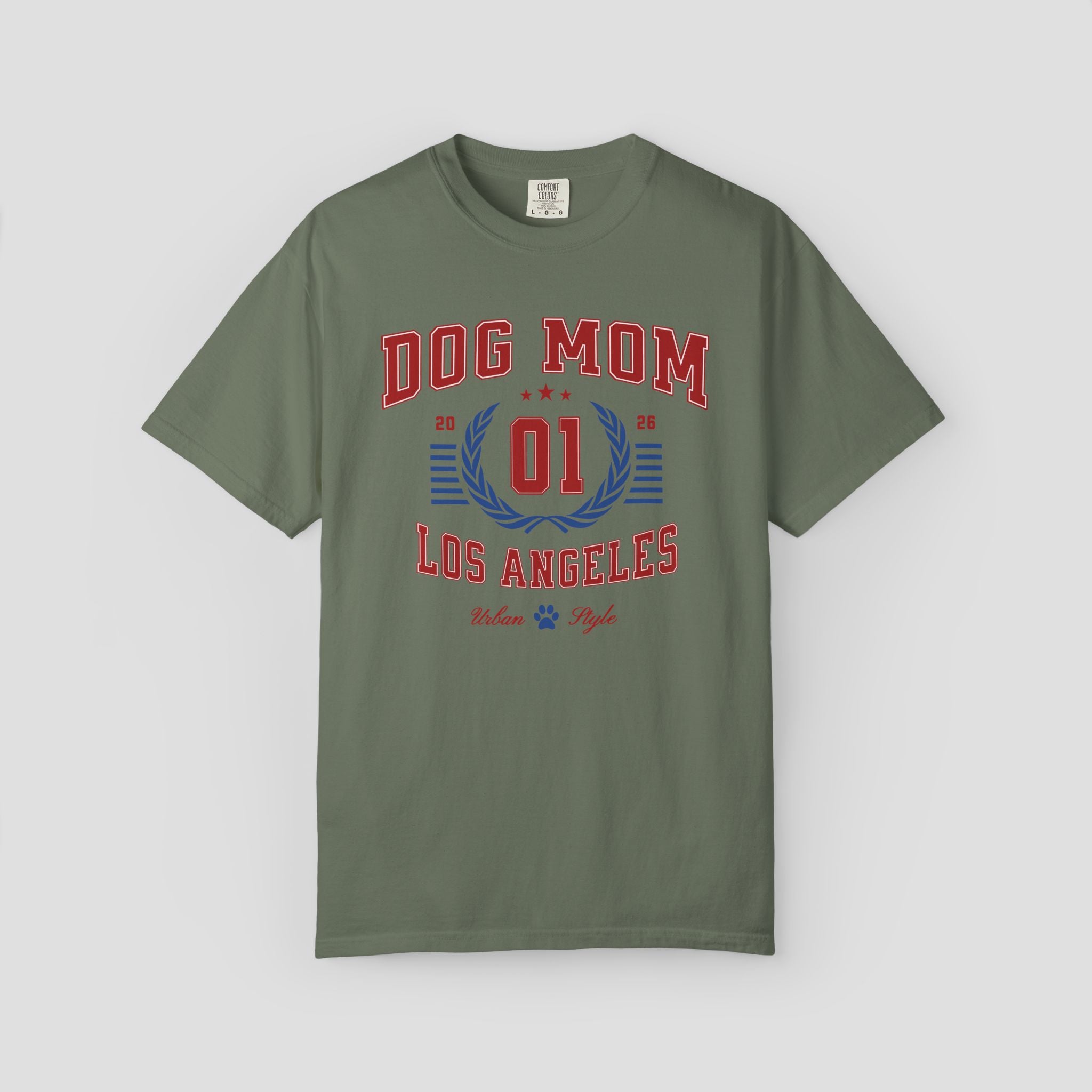 Dog Mom Los Angeles Vintage T-Shirt