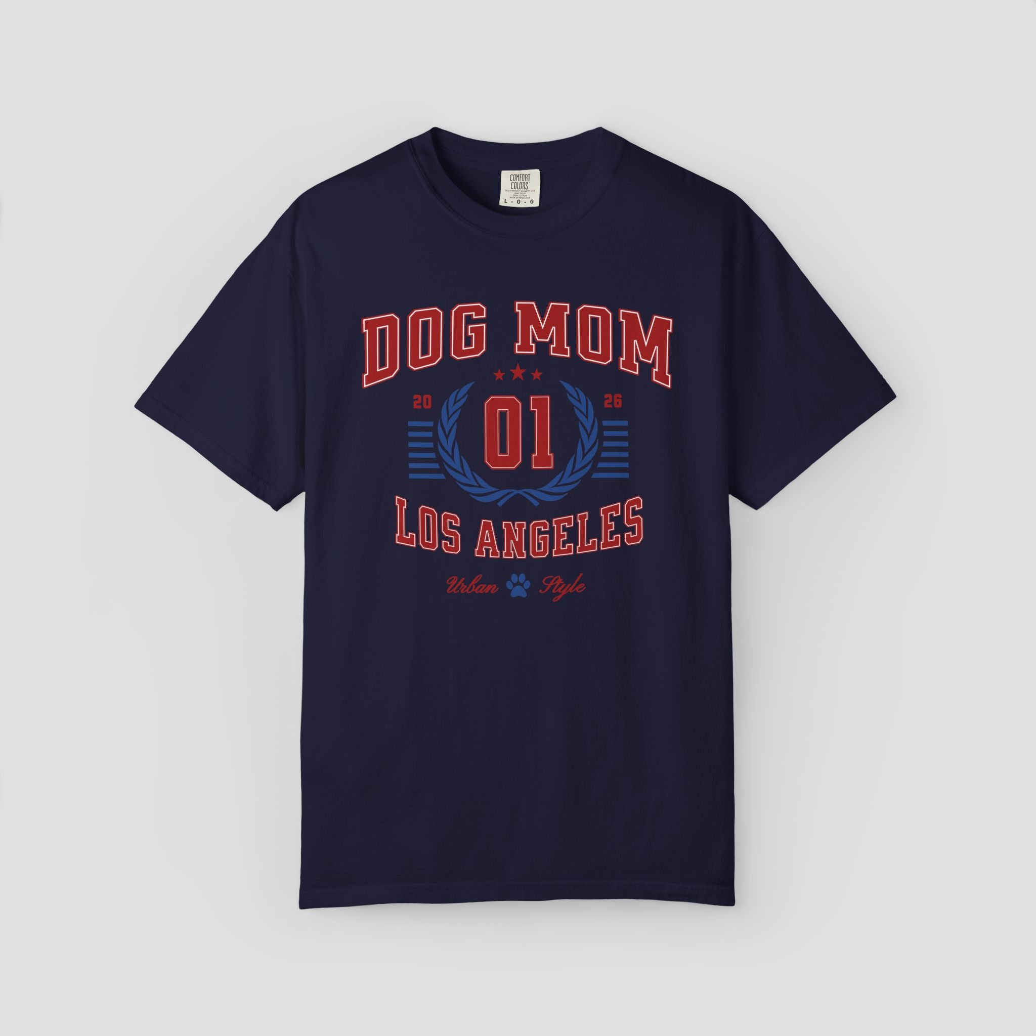 Dog Mom Los Angeles Vintage T-Shirt