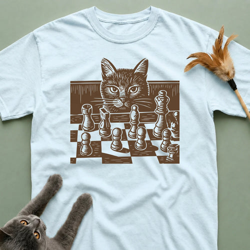 Cat & Chess T-shirt