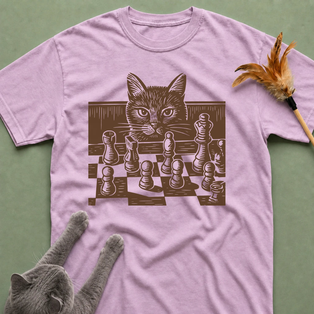 Cat & Chess T-shirt