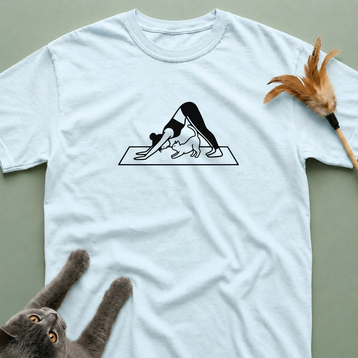 Yoga with My Cat T-Shirt