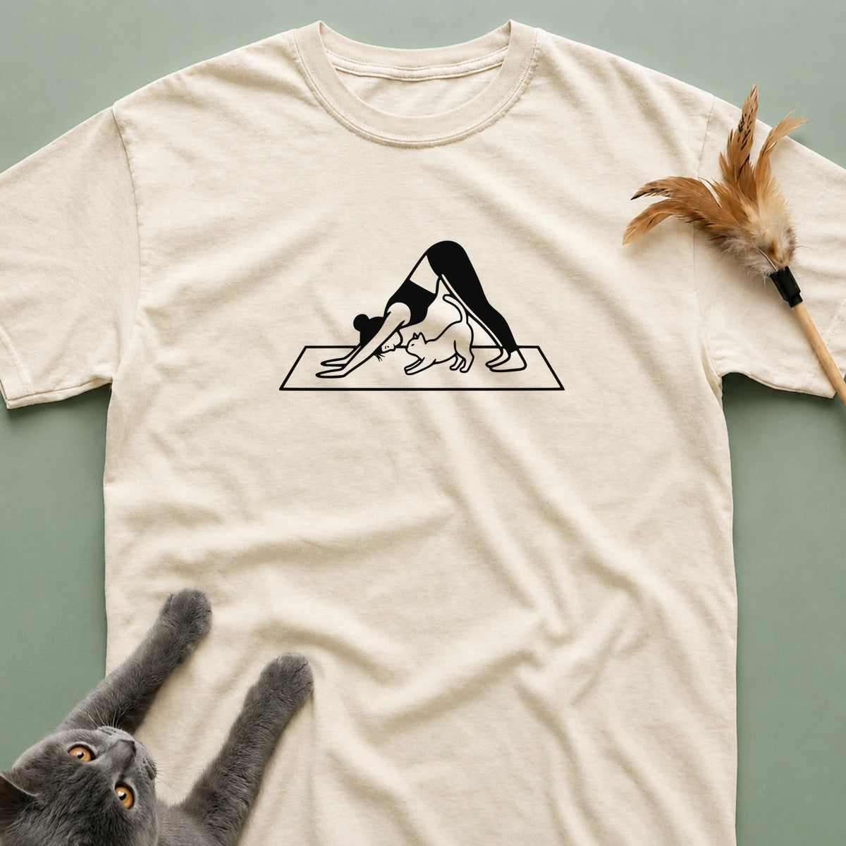 Yoga with My Cat T-Shirt