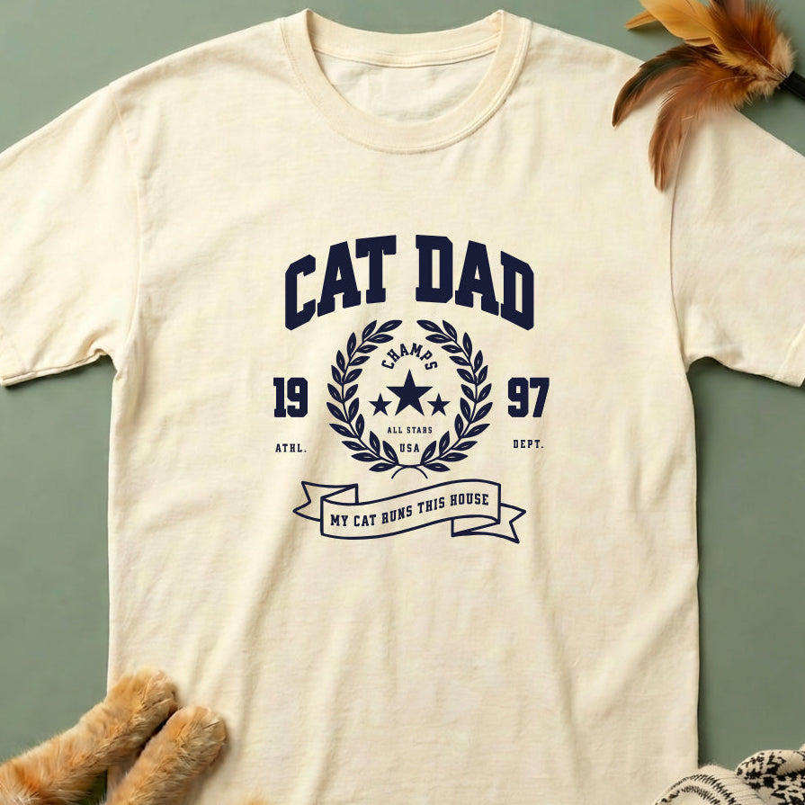Vintage Cat Dad T-Shirt