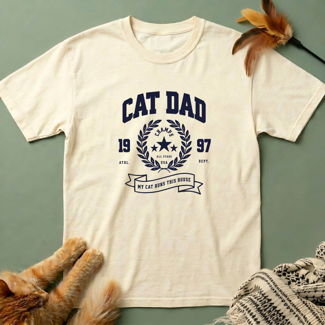 Vintage Cat Dad T-Shirt