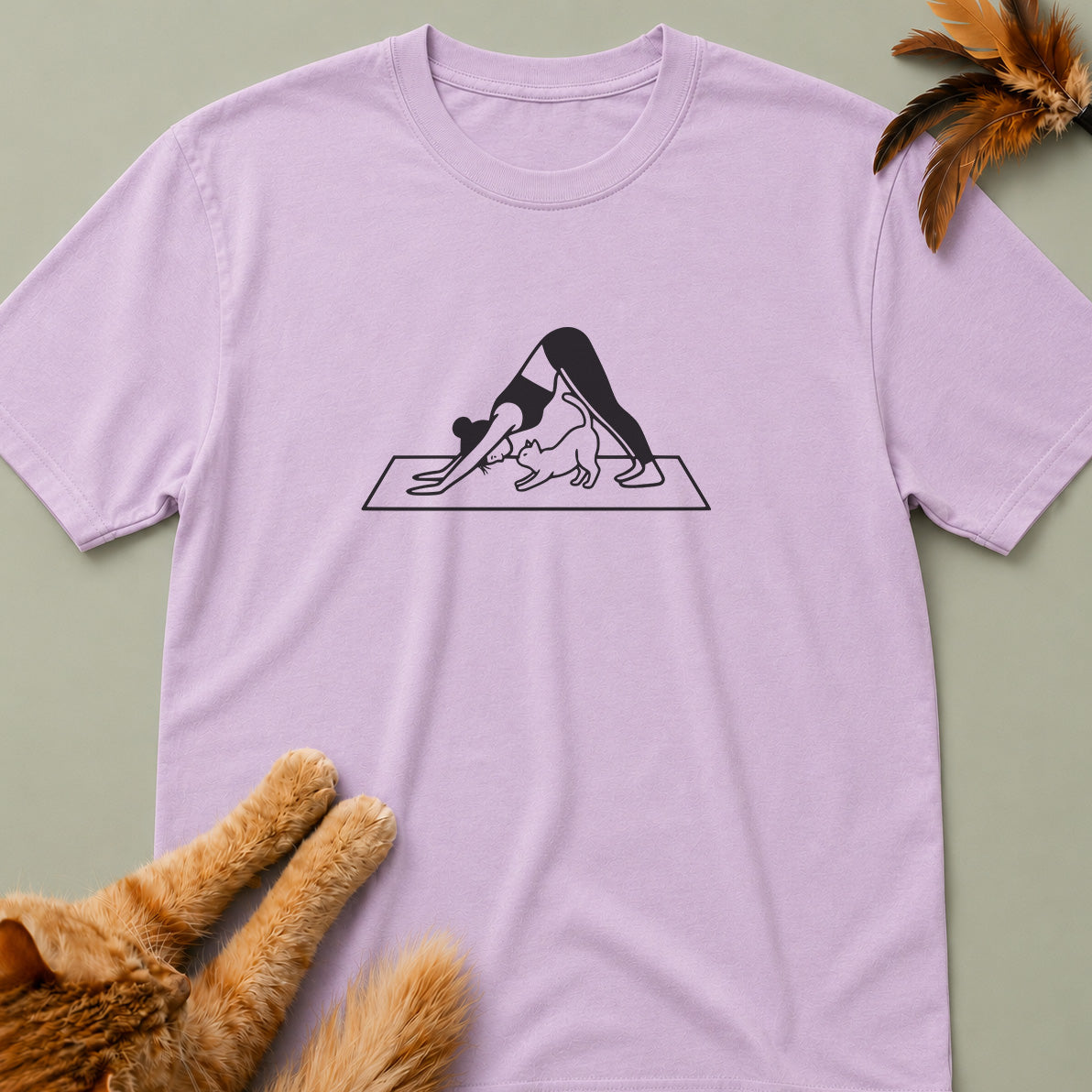 Yoga with My Cat T-Shirt