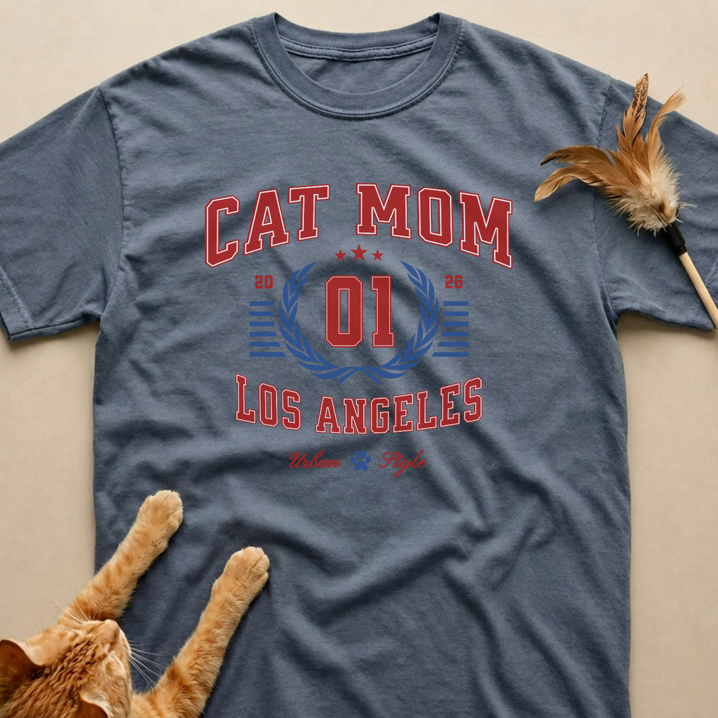 Vintage Cat Mom T-Shirt