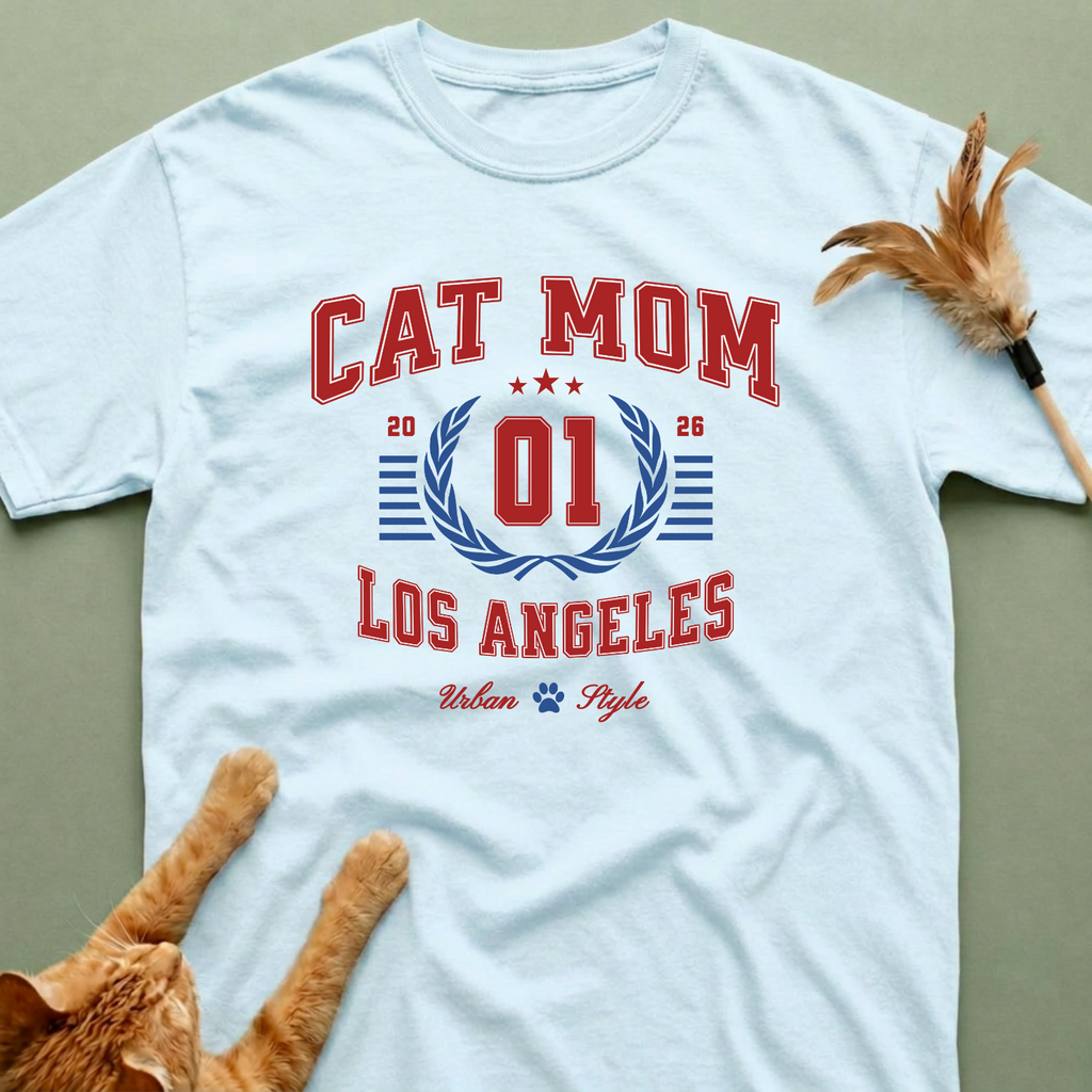 Vintage Cat Mom T-Shirt